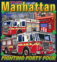 Load image into Gallery viewer, FDNY Engine 44 Fighting Forty Four Fire Tee
