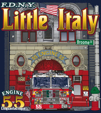Load image into Gallery viewer, FDNY Engine 55 *NEW* Little Italy Apparatus Tee
