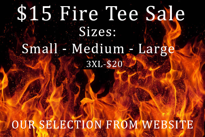 $15 Big City Fire Tee SALE Small/Medium/Large/3XL Only  (Our Selection)