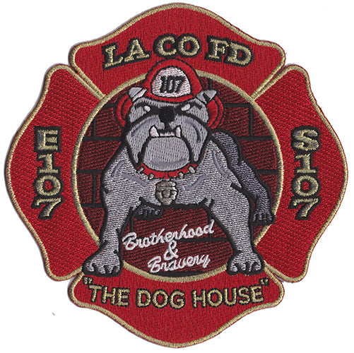 LA County Station 107 The Dog House Fire Patch 5"