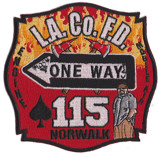 LA County Station 115 Norwalk One Way Fire Patch