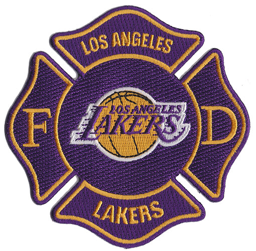 Los Angeles Lakers FD Fire Patch Eagle Emblems Graphics