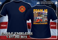 Load image into Gallery viewer, Philadelphia Foam 16 West Philly Fire Tee
