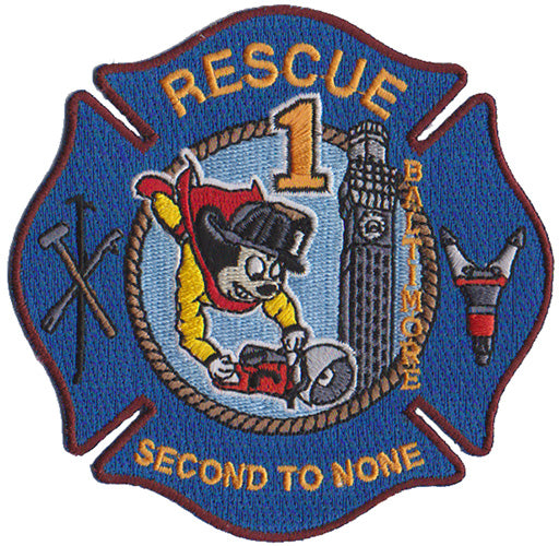 Baltimore Rescue 1 Second to None NEW 2024 Fire Patch