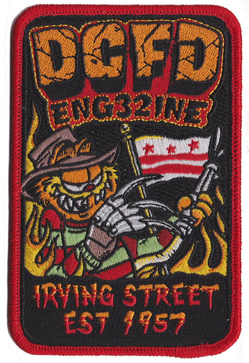 DCFD Engine 32 Irving St. Est. 1957 2023 DESIGN NEW Fire Patch