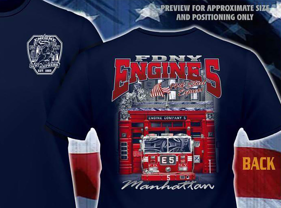 FDNY Engine 5 14th St. Express Fire Tee