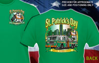 Load image into Gallery viewer, St. Patrick&#39;s Day New York City Lucky 7 Fire Tee
