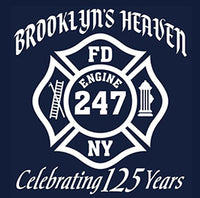 Load image into Gallery viewer, FDNY Engine 247 Devil Driving - Brooklyn&#39;s Heaven NEW Fire Tee
