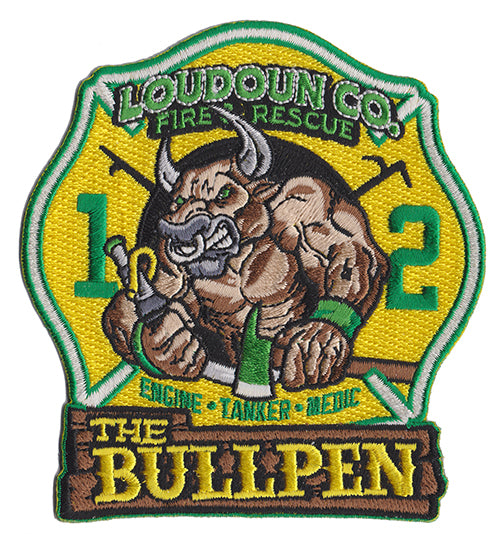 Loudoun, VA Fire Rescue 12 The Bullpen Fire Patch