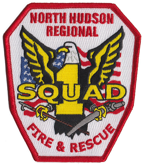 North Hudson, NJ Squad Company 1 NEW Fire Patch