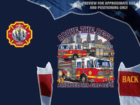 Load image into Gallery viewer, Philadelphia Engine 43 Ladder 9 Above the Rest NEW FIRE TEE
