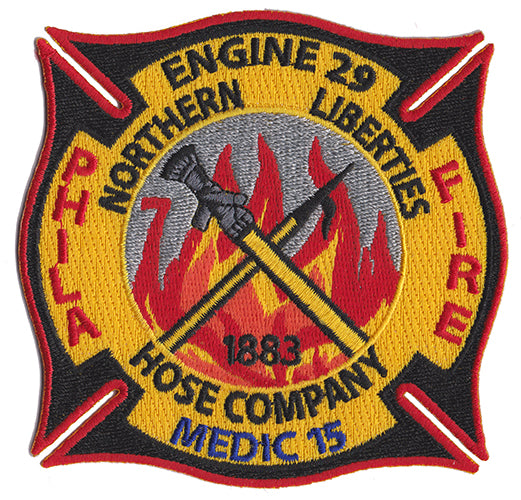 Philadelphia Engine 29 Norther Liberties Medic 15 Fire Patch