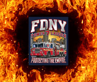 Load image into Gallery viewer, FDNY TL-7 Protecting the Empire State Building NEW Fire Tee
