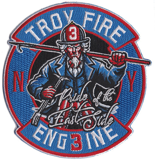 Troy, NY Engine 3 Pride of the East Side Fire Patch | Eagle Emblems ...