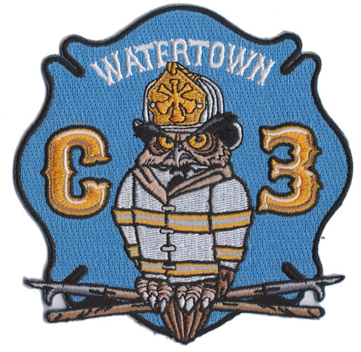 Watertown, MA Chief 3 Owl Fire Patch