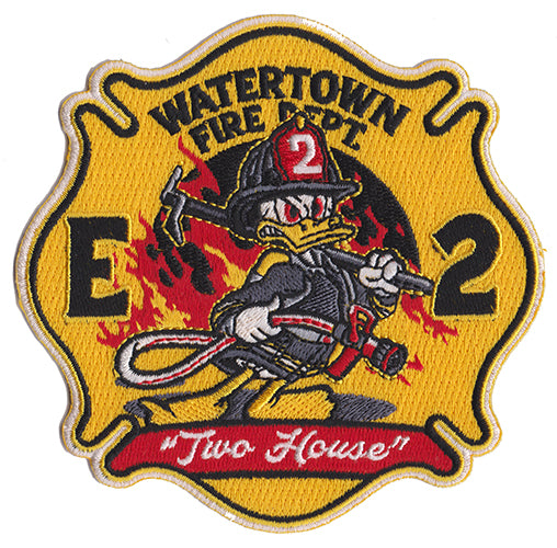 Watertown, MA Engine 2 Two House Donald Duck Fire Patch