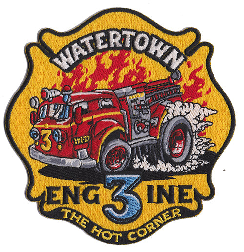Watertown, MA Engine 3 The Hot Corner Fire Patch