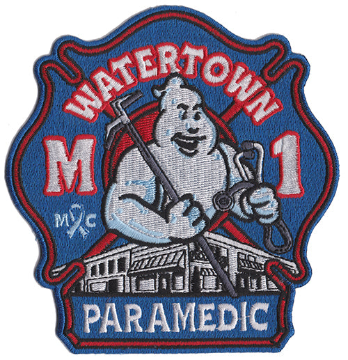 Watertown, MA M1 Paramedic Casper the Ghost Fire Patch