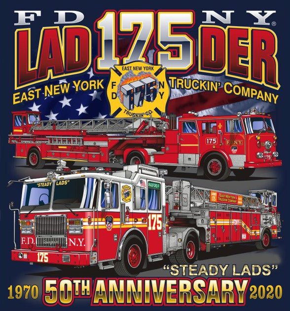 FDNY Ladder 175 East New York Truckin' Tee | Eagle Emblems & Graphics