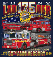 FDNY Ladder 175 East New York Truckin' Tee