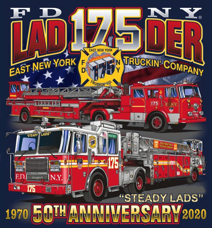 FDNY Ladder 175 East New York Truckin' Tee