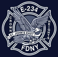 Load image into Gallery viewer, FDNY Engine 234 St. John&#39;s East Brooklyn Fire Tee Only S-M-5XL
