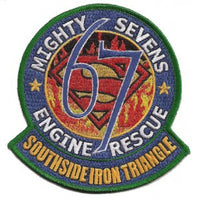 Load image into Gallery viewer, Richmond, CA Station 67 Superman  Southside Iron Triangle Fire Patch
