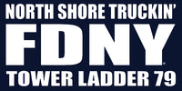 Load image into Gallery viewer, FDNY Tower Ladder 79 North Shore Truckin&#39; Tee (Small Only)
