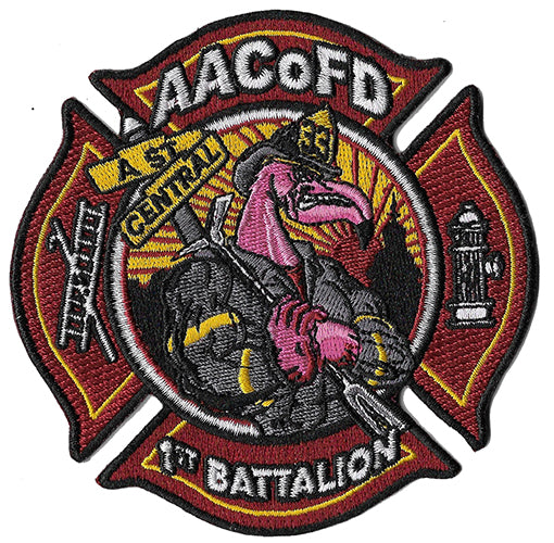 Anne Arundel County, MD Station 33/Batt. 1 "A St. & Central" Fire Patch
