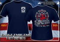 Load image into Gallery viewer, Baltimore Truck 30 Red  Devil  Navy Tee Small  Only
