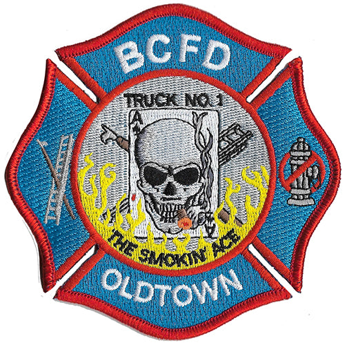 Baltimore City Truck 1 Old Town The Smokin' Ace Fire  Patch