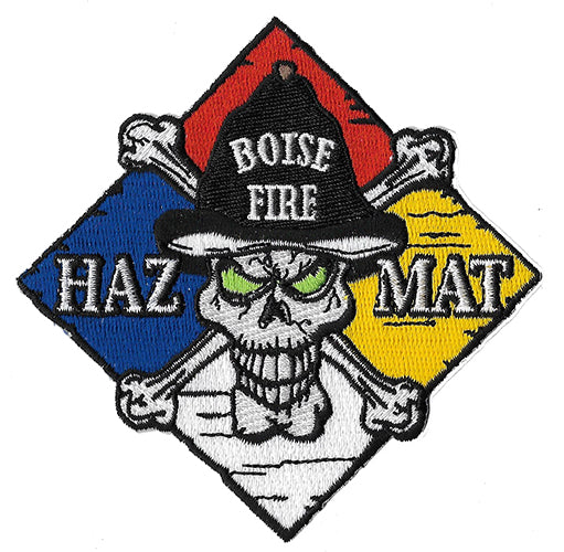 Boise, Idaho Haz Mat Skull Fire Patch