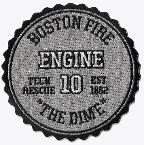 Boston Engine 10 Unique Shape The Dime Tech Rescue Fire Patch