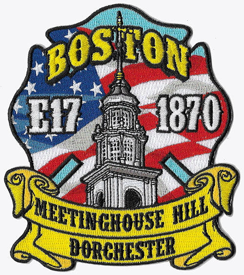 Boston Engine 17  Meeting House Dorchester New Fire Patch