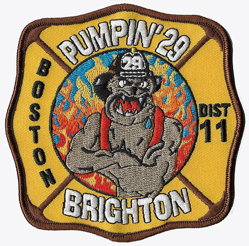 Boston Engine 29 Pumpin' Brighton Fire Patch