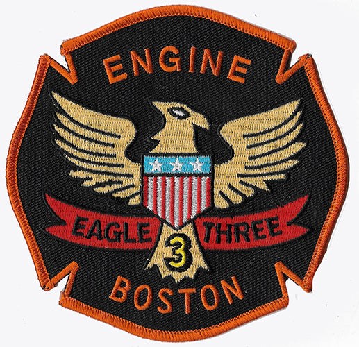 Boston Engine 3 Eagle-3 Fire Patch