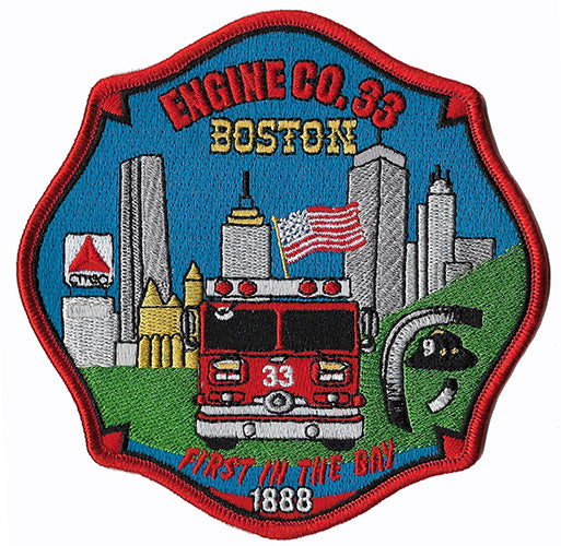 Boston Engine 33  Fenway Park Fire Patch