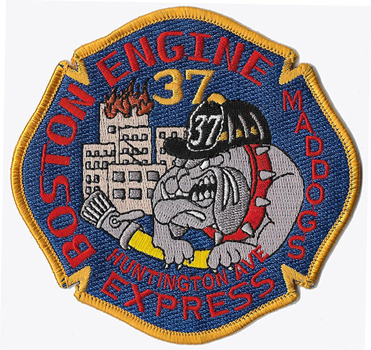 Boston Engine 37 Mad Dogs Huntington Ave. Express Fire Patch
