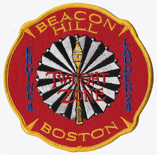 Boston Engine 4 Ladder 24 Twilight Zone Beacon Hill Fire Patch