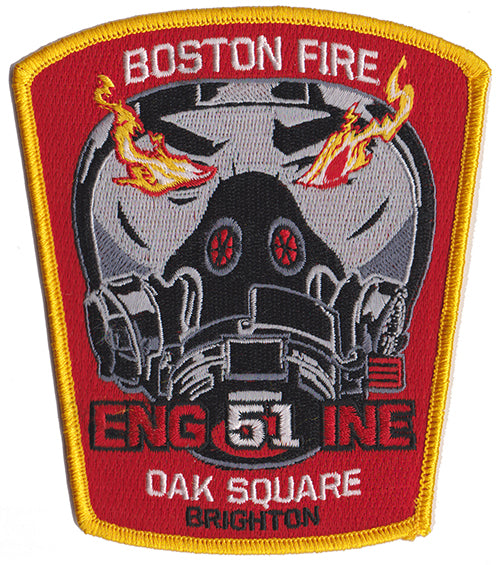 Boston Engine 51 Oak Square Brighton NEW Fire Patch