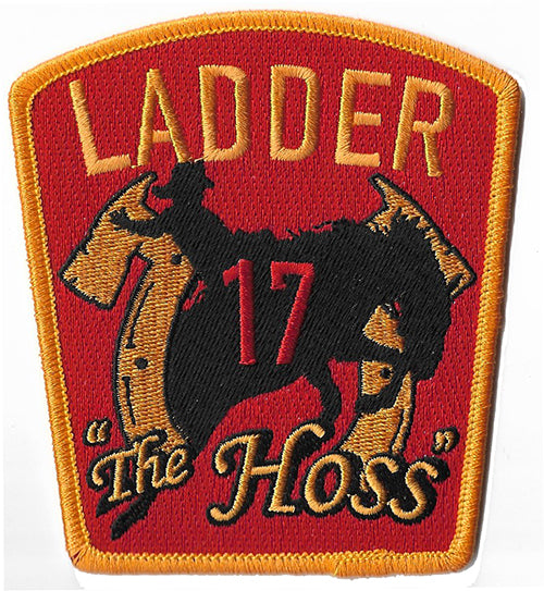 Boston Ladder 17 "The Hoss" Fire Patch