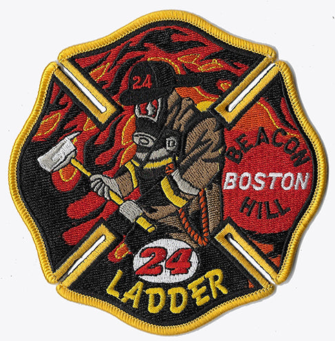 Boston Ladder 24 Beacon Hill Fire Patch