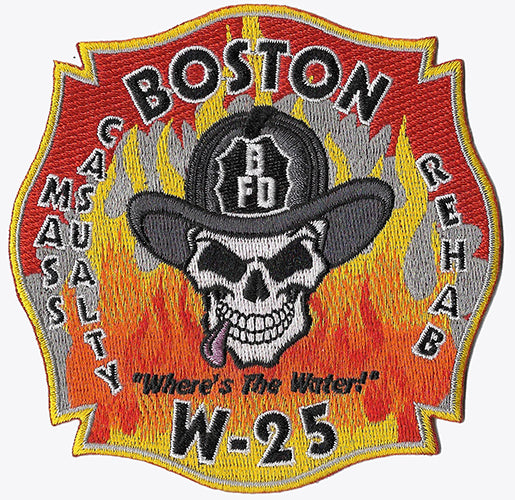 Boston W-25 Mass Casualty Rehab Fire Patch