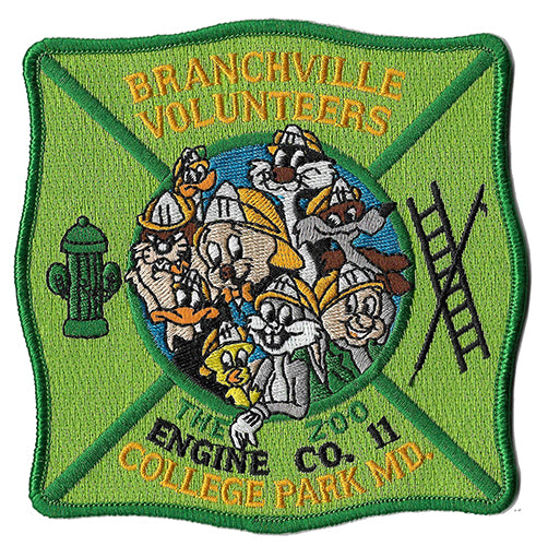 Branchville College Park, MD The Zoo Enngine 11 NEW Fire Patch