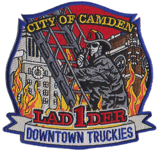 Camden, NJ Ladder 1 Downtown Truckies Fire Patch | Eagle Emblems
