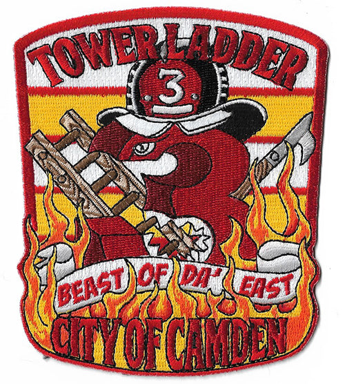 Camden Tower Ladder 3 Beast of Da' East NEW Fire Patch