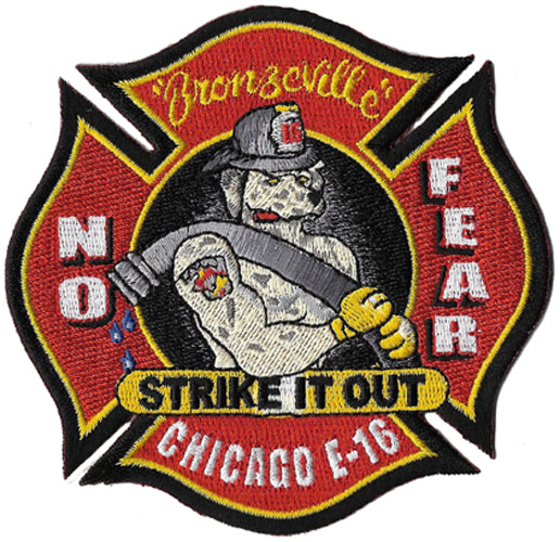 Chicago Engine 16 No Fear Red Strike It Out Fire Patch