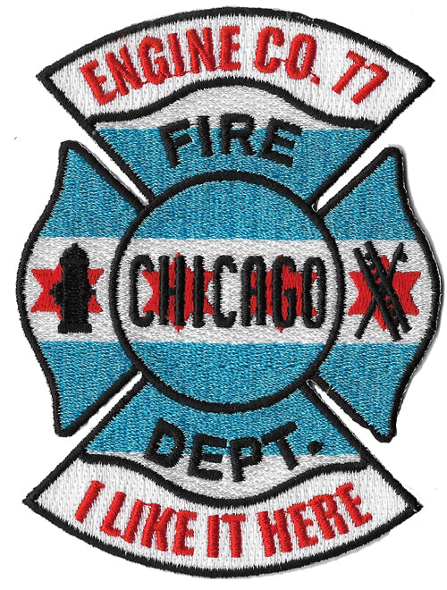 Chicago Engine 77 Fire Patch
