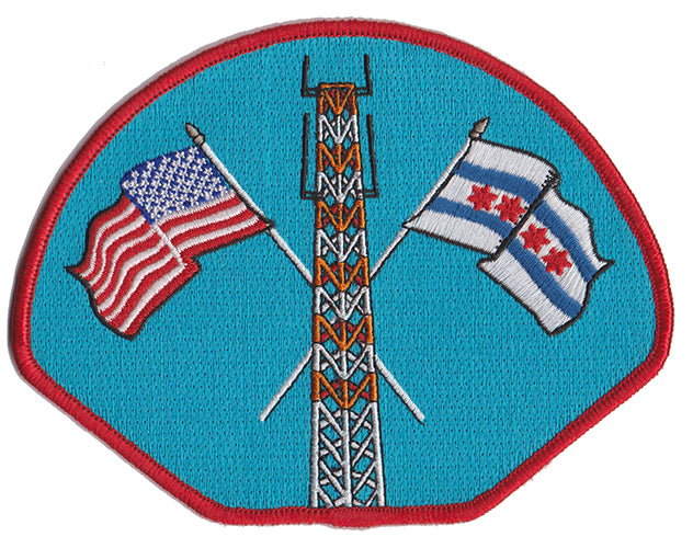 Chicago Fire Department Communications USA/Chicago Flag Patch