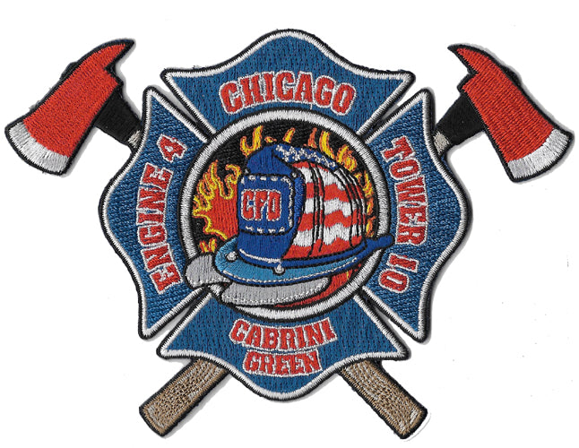 Chicago Engine 4 Tower 10 Cabrini Geen Fire Patch
